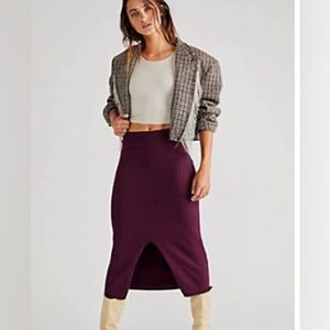 Free People Skyline Midi Skirt